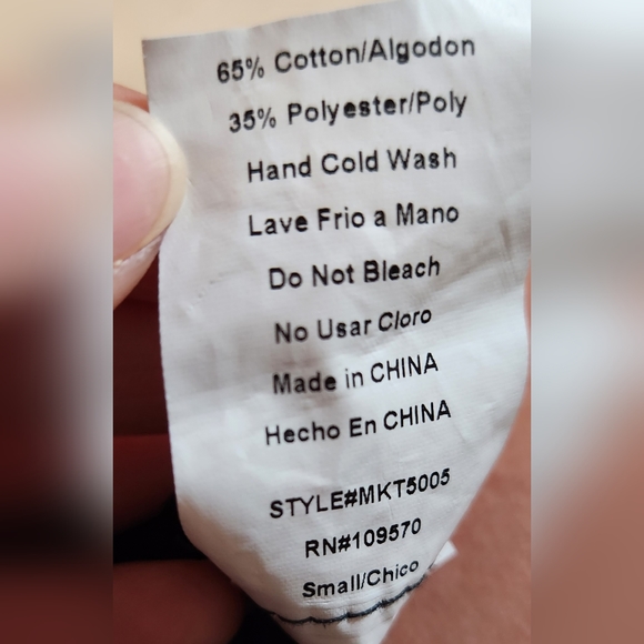 2000 Y2K Black top - Picture 5 of 5